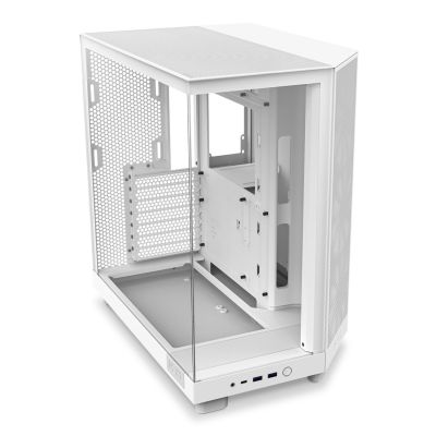 4. NZXT H6 FLOW MIDI TOWER COMPUTER CASE WITH WINDOW WHITE
