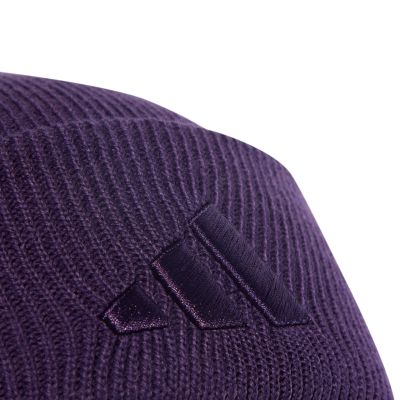 3. Adidas New Logo Beanie Cuff Purple JX5748