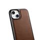 14. iCarer Leather Oil Wax Genuine Leather Case for iPhone 14 Plus (MagSafe Compatible) Brown (WMI14220719-BN)