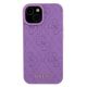 3. Guess GUHCP15SP4EPMU iPhone 15 6.1" purple/light purple hardcase Leather 4G Stamped