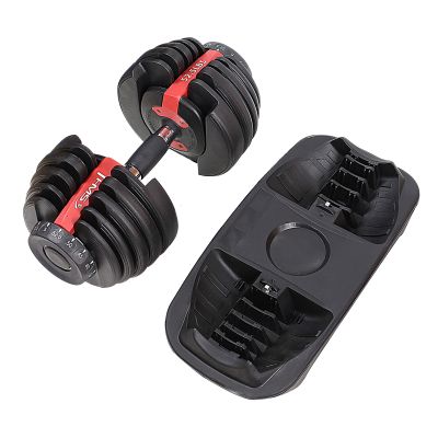 17. SR52 ADJUSTABLE DUMBBELL SET (2 PCS) + STR10 PRO HMS RACK