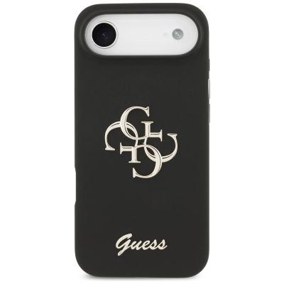 3. Guess Silicone Big 4G Script case for iPhone Air - black