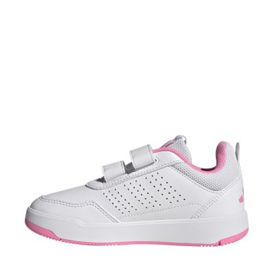 5. Adidas Tensaur Sport 3.0 kids' shoes white and pink JQ1844