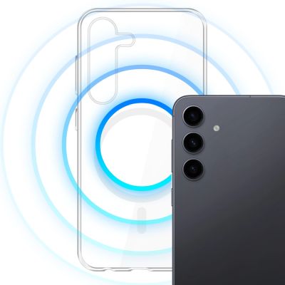 21. 3mk Clear MagCase for Samsung Galaxy S24+ - transparent
