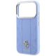 5. Guess Stripe Peony 4G Logo MagSafe Case for iPhone 18 Pro / 17 Pro - Light Blue