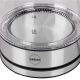 15. ELDOM GLASS CORDLESS KETTLE C420 KETTY 1850-2200W 1.7L NET FILTER ILLUMINATED TANK, HOT PLATE