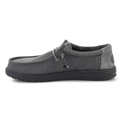 4. HEYDUDE WALLY STRETCH CANVAS BLOCK GRANITE GRAY/MULTI 44353-1VT