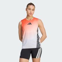 Women's running top adidas TERREX Xperior Pro Tank – white/semi impact orange, size: S