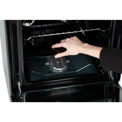 6. Gas cooker MPM-56-KGF-21/B black 50 cm, 4 burners Sabaf