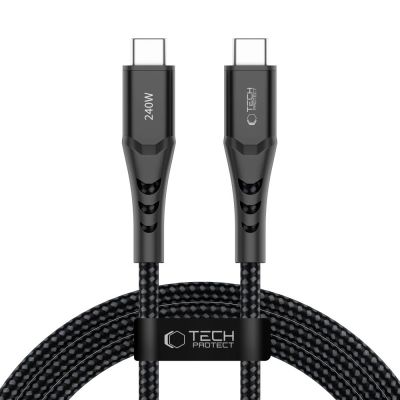 Tech-Protect Ultraboost UB11T USB-C / USB-C PD 240W / QC3.0 Cable 200 cm - Black