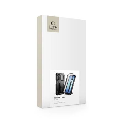 7. Tech-Protect Kevlar Cam+ Case for Samsung Galaxy A17 4G / 5G - Black
