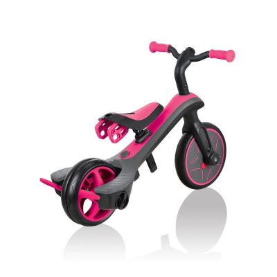 18. 4-in-1 bike Globber Explorer Trike Fuchsia 632-110-2 HS-TNK-000013809