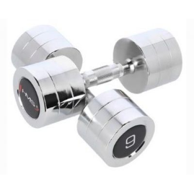 2. Chrome dumbbells 2x9 kg HMS CHD09