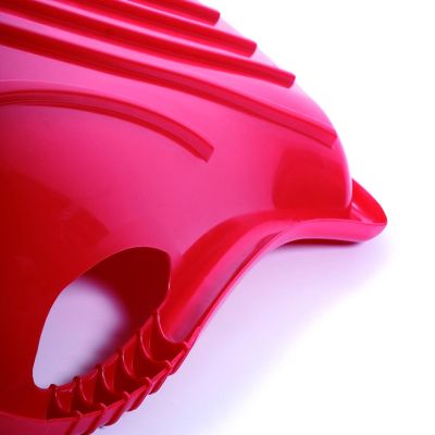 12. PLASTIC SNOW SLIDER SHELL BIG RED R.L