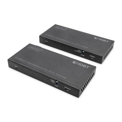 11. HDBaseT KVM Extender Kit, 150m, 4K/60Hz, USB 2.0, PoC, IR, Black