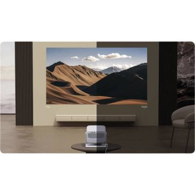 7. Wanbo Vali 1 Projector White, Full HD, 900 ANSI, Android TV 11, Gimbal