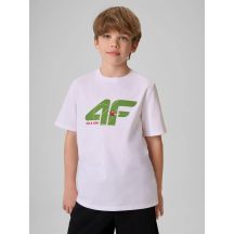 Boy's cotton T-shirt 4F 4FJRSS26TTSHM4280-10S