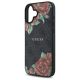 6. Guess GUHMP16SP4ROPEMCK iPhone 16 6.1" black/black hardcase 4G Flowers Print MagSafe