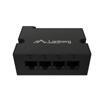 11. LANBERG SWITCH POE EXTENDER 1XIN 3XOUT 100MB FAST ETHERNET DIN RAIL 30W