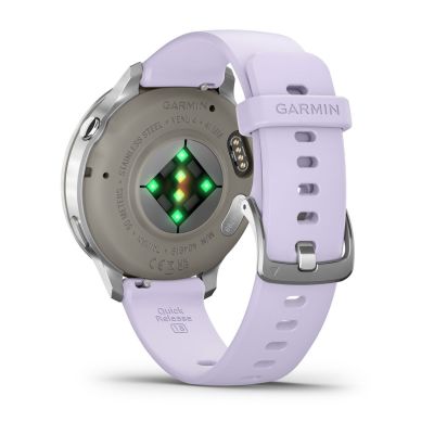 17. GARMIN Venu 4 41mm Gray Silver Periwinkle Smartwatch