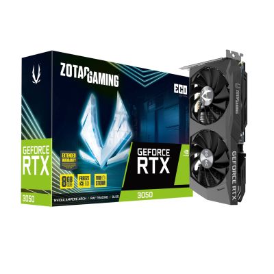 8. ZOTAC GAMING GEFORCE RTX 3050 ECO 8GB GDDR6 Graphics Card