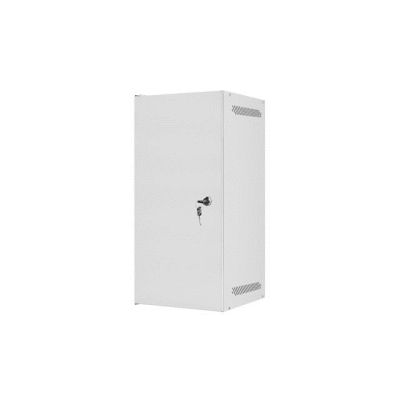 LANBERG WALL-MOUNTED RACK CABINET 10" 12U 280X310 GRAY, METAL DOORS (FLAT PACK) WF10-2312-00S