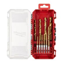 Milwaukee HSS-G TIN metal drill bit set of 10 HEX