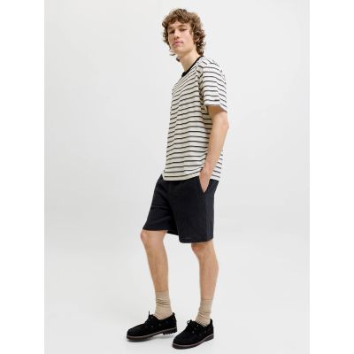 5. Jack&Jones men's shorts JPSTJAIDEN COBA STRIPE JOG SHORTS REG SN 12274413 BLACK