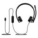 5. Logitech H570E Headset Wired Headband Office/Call Center USB Type-C Black
