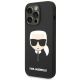 2. Karl Lagerfeld Silicone Karl`s Head Case for iPhone 14 Pro Max - Black