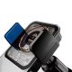 9. Dudao F19 clamp car holder with 15W inductive charger - black