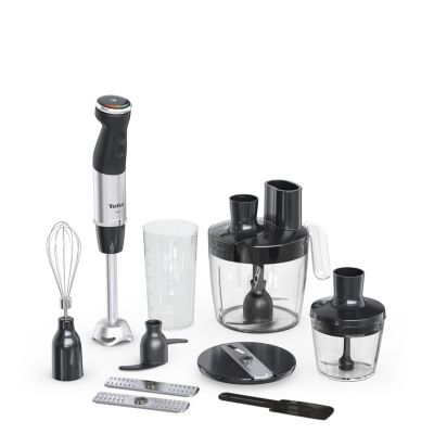 Tefal Quickchef+ HB67G830 blender 0.8 l Immersion blender 1000 W Black, Stainless steel