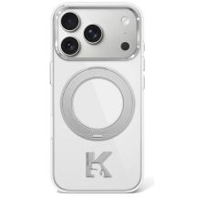 Karl Lagerfeld IML Ring Stand 360 Kameo Metal MagSafe Case for iPhone 17 Pro Max / 18 Pro Max - Transparent