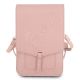 2. Guess Saffiano Script Phone Bag - Pink