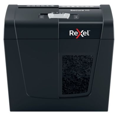 Rexel Secure X6 Shredder, (P-4), 6 sheets, 10 l bin
