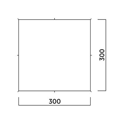 7. Easy Camp Norddal Tarp 3 x 3 m Green Shelter