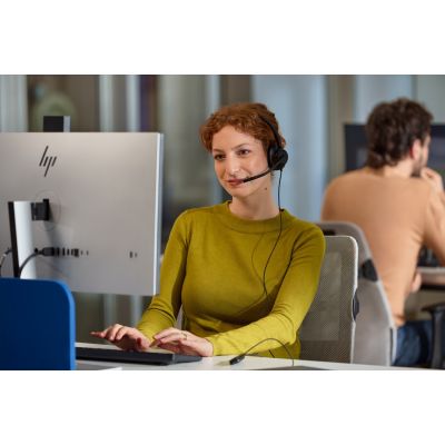 22. HP Poly Mission 415 Monaural USB Wired Headset Classic