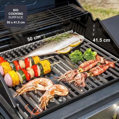4. Black+Decker BXOG7200E Gas Grill 2 Burners x 3.6 kW