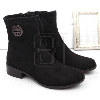 6. Jezzi W Suede Ankle Boots ASA198-28 JEZ432A