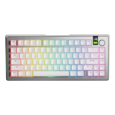7. Glorious Gaming GMMK 3 PRO 75% Prebuilt Keyboard USB + RF Wireless + Bluetooth QWERTY US English Silver
