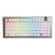 7. Glorious Gaming GMMK 3 PRO 75% Prebuilt Keyboard USB + RF Wireless + Bluetooth QWERTY US English Silver