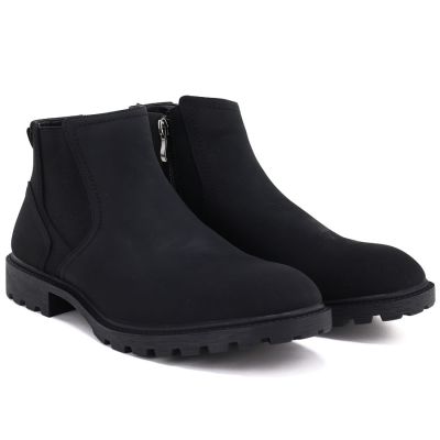 4. Men's Chelsea boots, high, uninsulated, black, Vanhorn WN32307