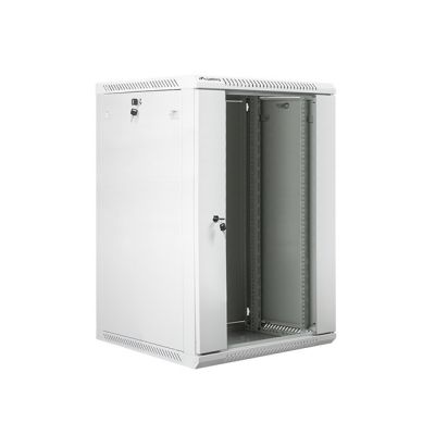 5. Lanberg WF01-6618-10S 18U Rack Wall-mounted Cabinet Gray