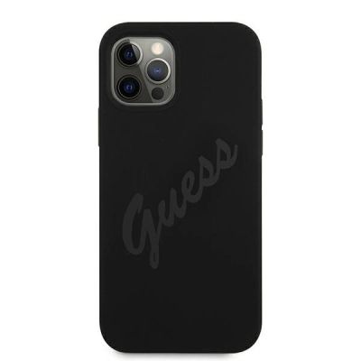3. Guess GUHCP12LLSVSBK iPhone 12 Pro Max 6.7" black/black hardcase Script Vintage