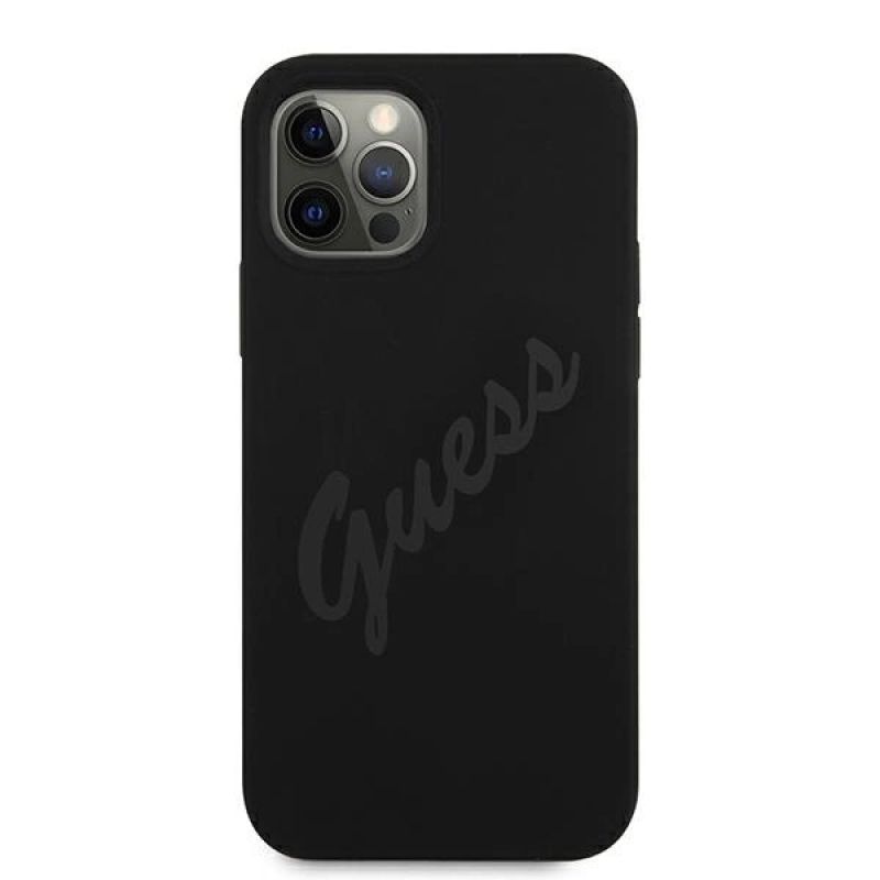 3. Guess GUHCP12LLSVSBK iPhone 12 Pro Max 6.7" black/black hardcase Script Vintage