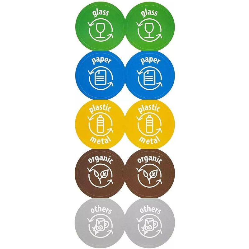 2. GARBAGE BINS 25 L SORTIBOX SET 3 PCS GREY STONE