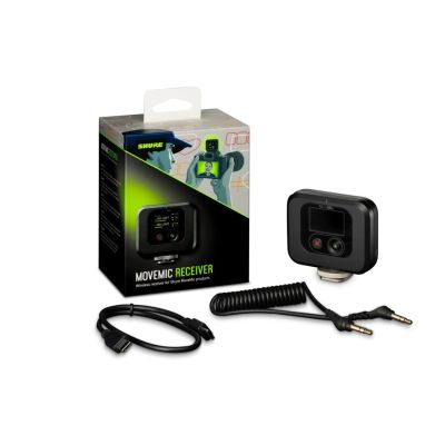 5. Shure MV-R-Z6 - On-Camera MoveMic Receiver with Cold Shoe