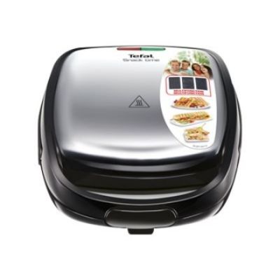 5. Tefal SW342D38 2-Pancake Maker Black, Stainless Steel
