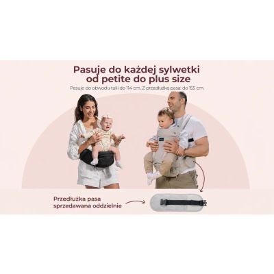 4. Momcozy Hip Seat Baby Carrier Black Medium | Hip Seat | Ergonomic, Black, Size M