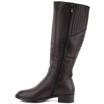 3. Chocolate Brown Women’s Officer Boots Potocki SZ12862